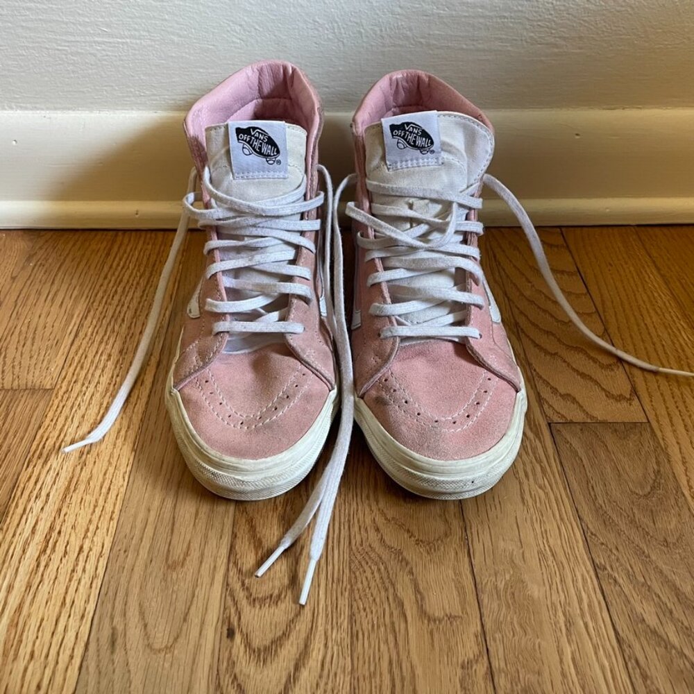 Pink Vans High Tops